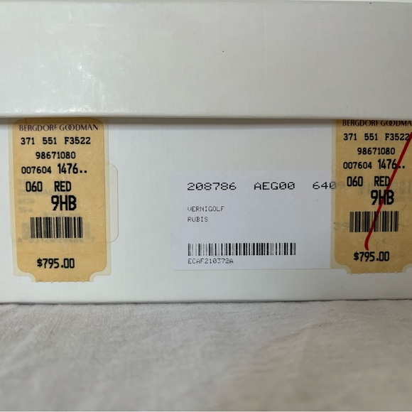 Yves Saint Laurent Tibtoo Red Leather Stilettos - Picture 7 of 7